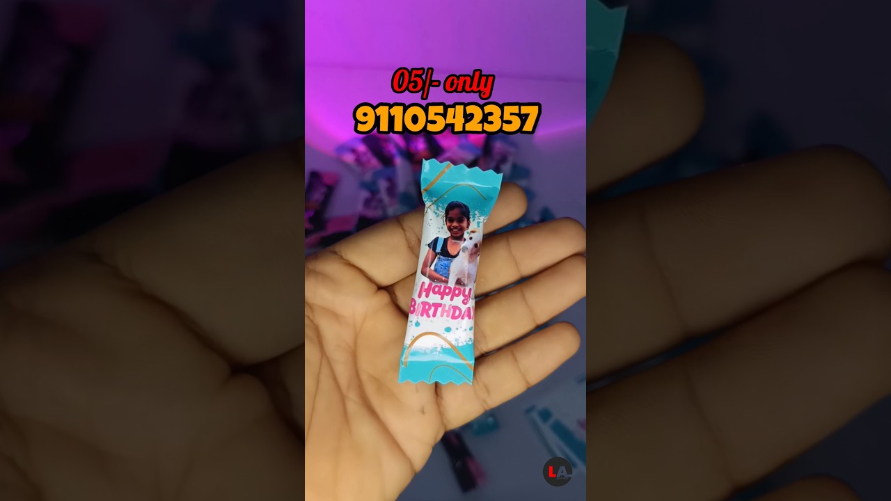 Customised photo chocolate @05/- |#birthday #customisation #edit #gift