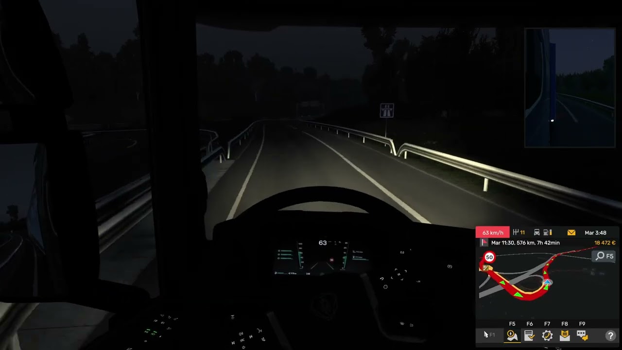 ETS2 on retourne sur les routes de france ( conduite FATF)