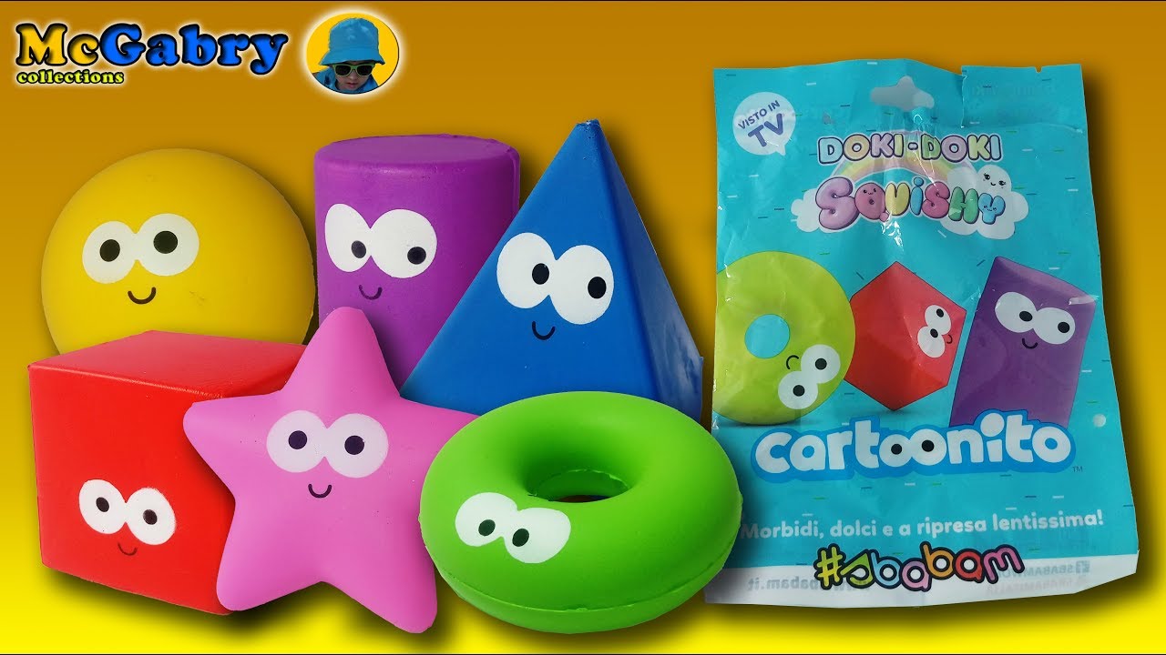 CARTOONITO DOKI DOKI SQUISHY-COLLEZIONE COMPLETA-UNBOXING EDICOLA SBABAM