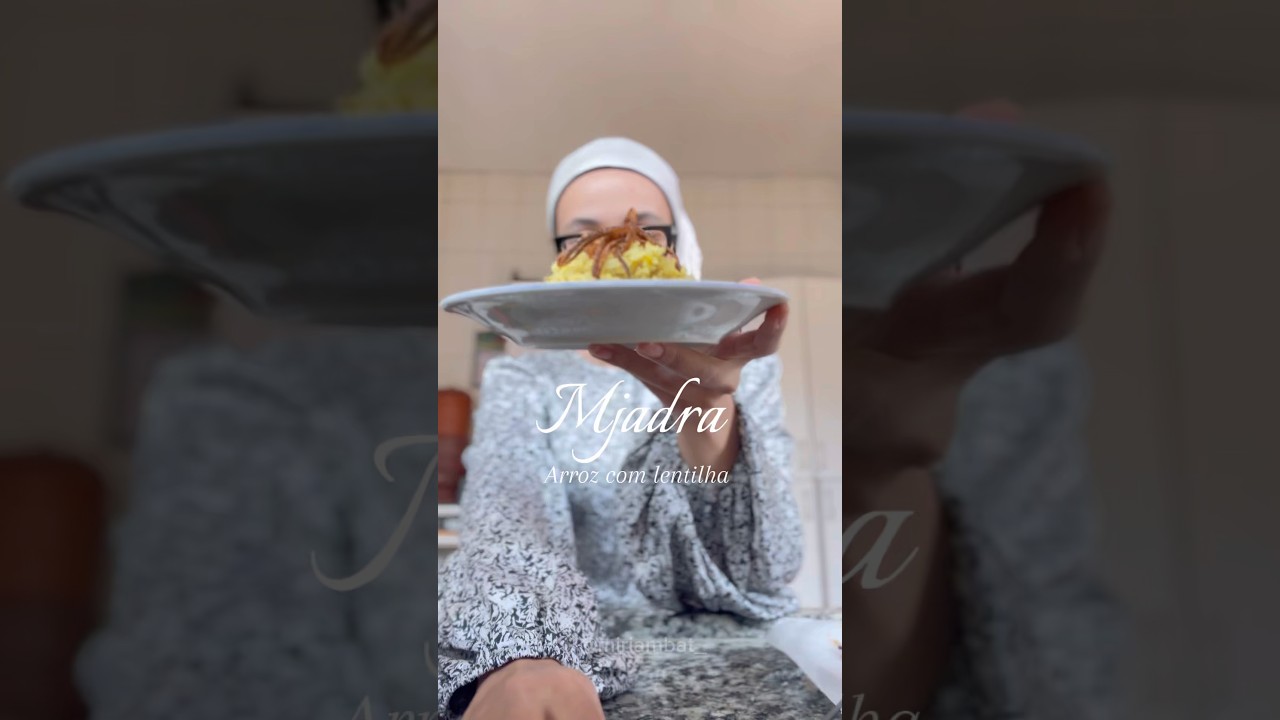 MJADRA APRENDA ESSA RECEITA F&Aacute;CIL #receita #receitafacies #mjadra #orientemedio