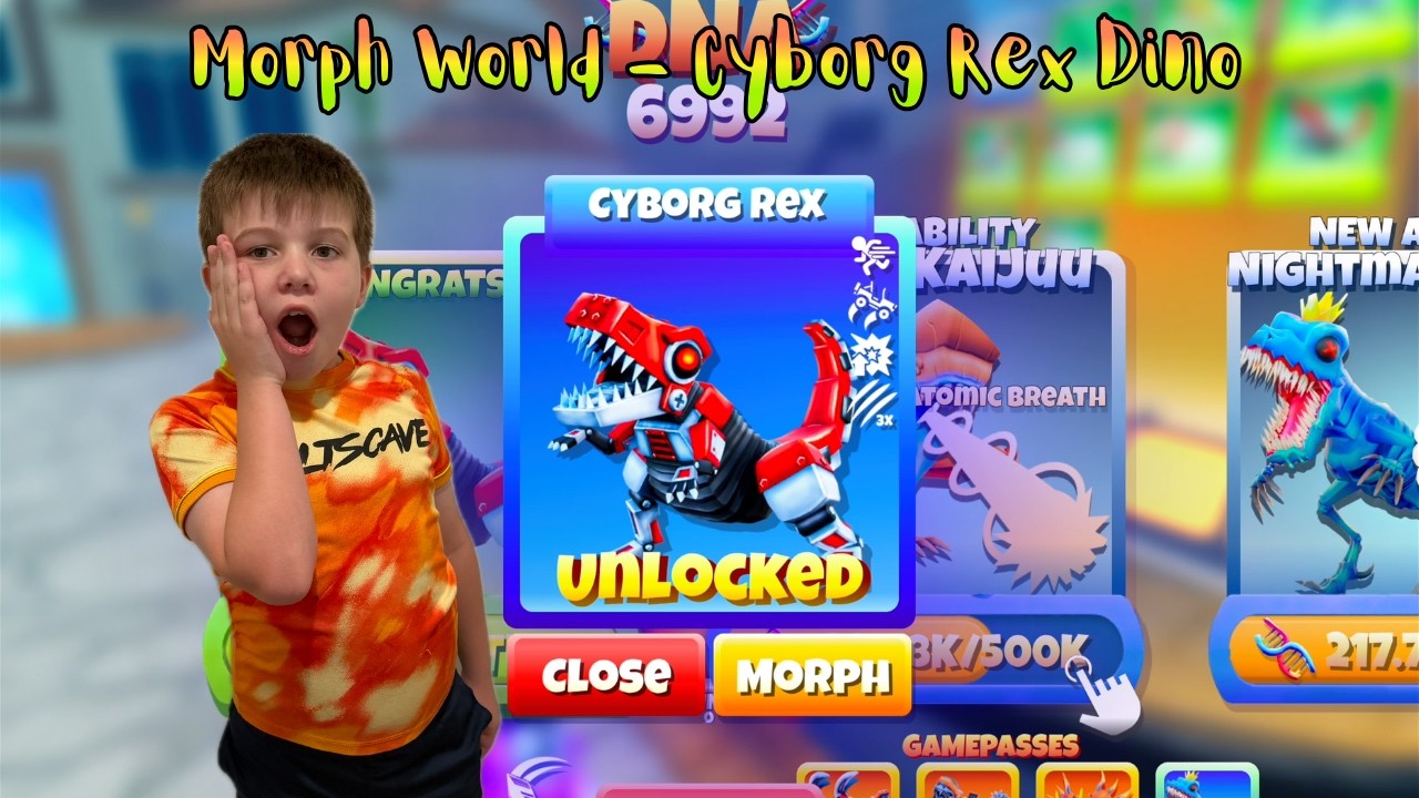 Morph World - Cyborg Rex Dino