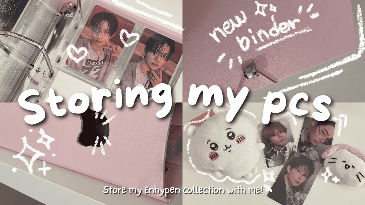 ⋆.˚ Storing & Organising My Enhypen Collection ! ʚɞ - Heeseung, Jungwon & Ni-ki ꩜ .ᐟ
