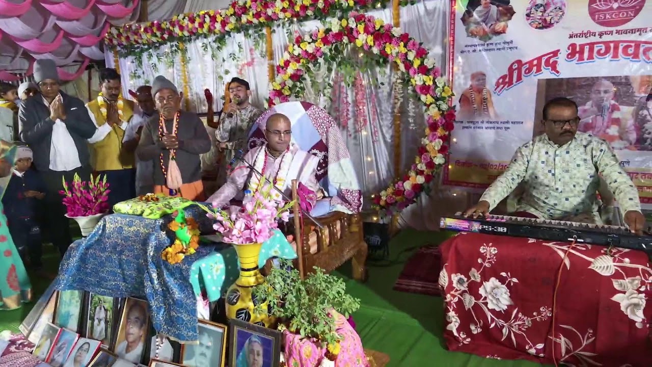 SHRIMAD BHAGWAT KATHA DAY 4  ISKCON CHAMORSHI BY H.G.UDDHAV