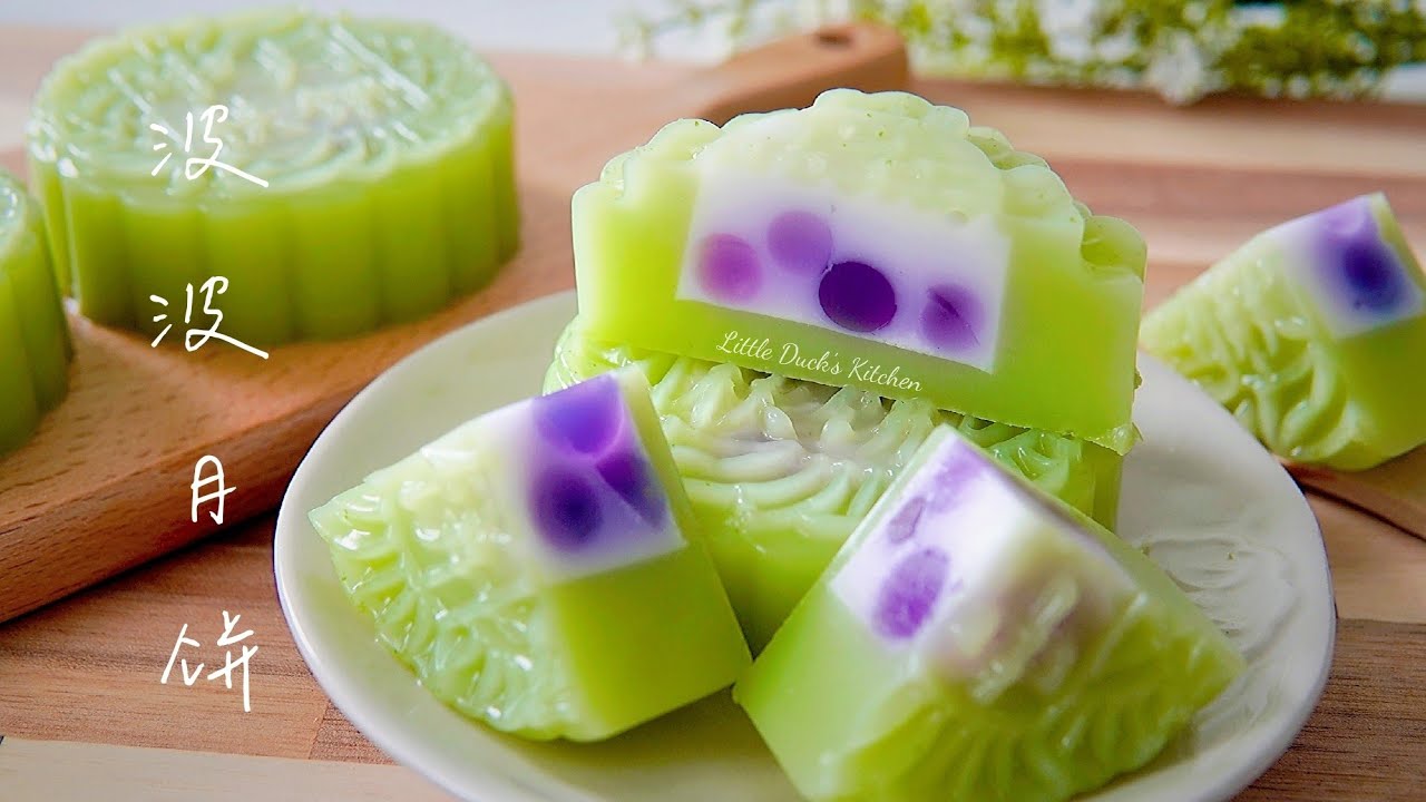 Красивое желе из лунного пирога Бобо ❤ (Beautiful Bobo Mooncake Jelly)  #littleduckkitchen