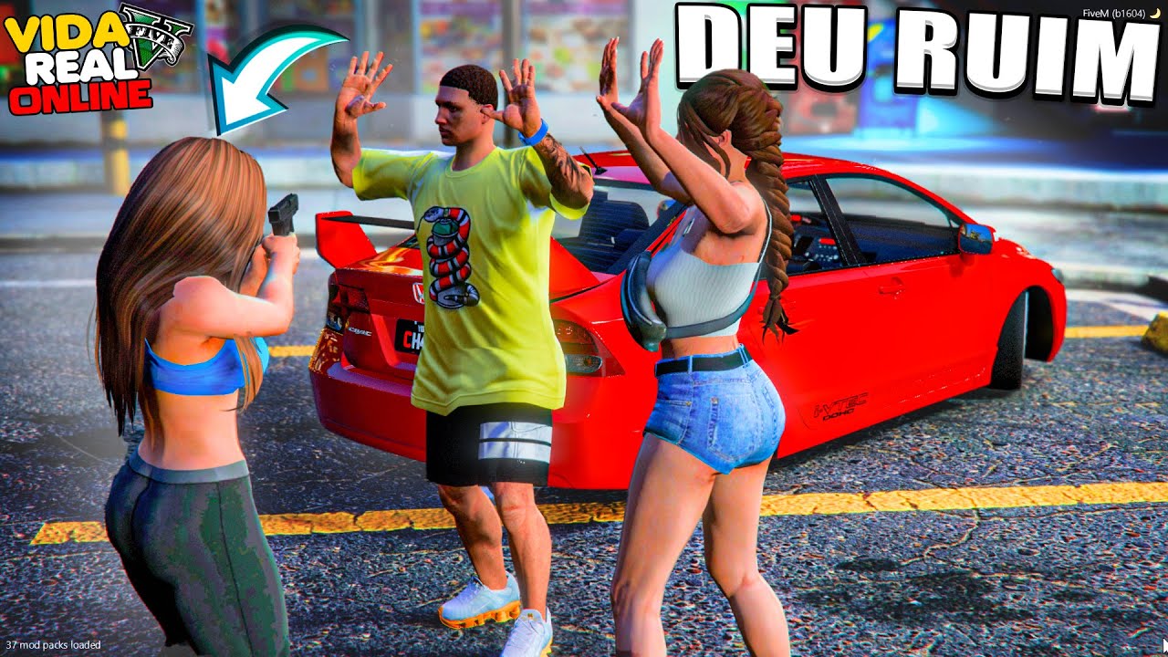 GTA V - VIDA REAL | A VANESSA APARECEU E ESTRAGOU TUDO - #112