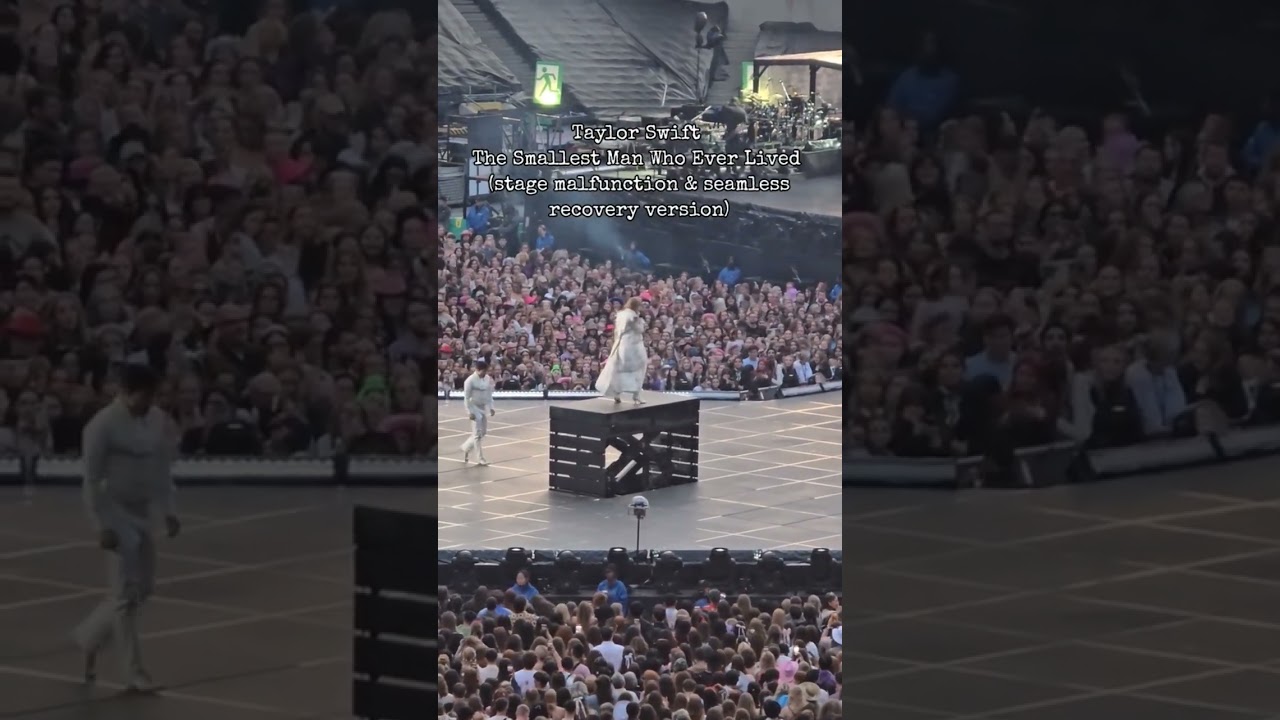 TAYLOR SWIFT STAGE MALFUNCTION DUBLIN N3 #erastour #taylorswift #swifties