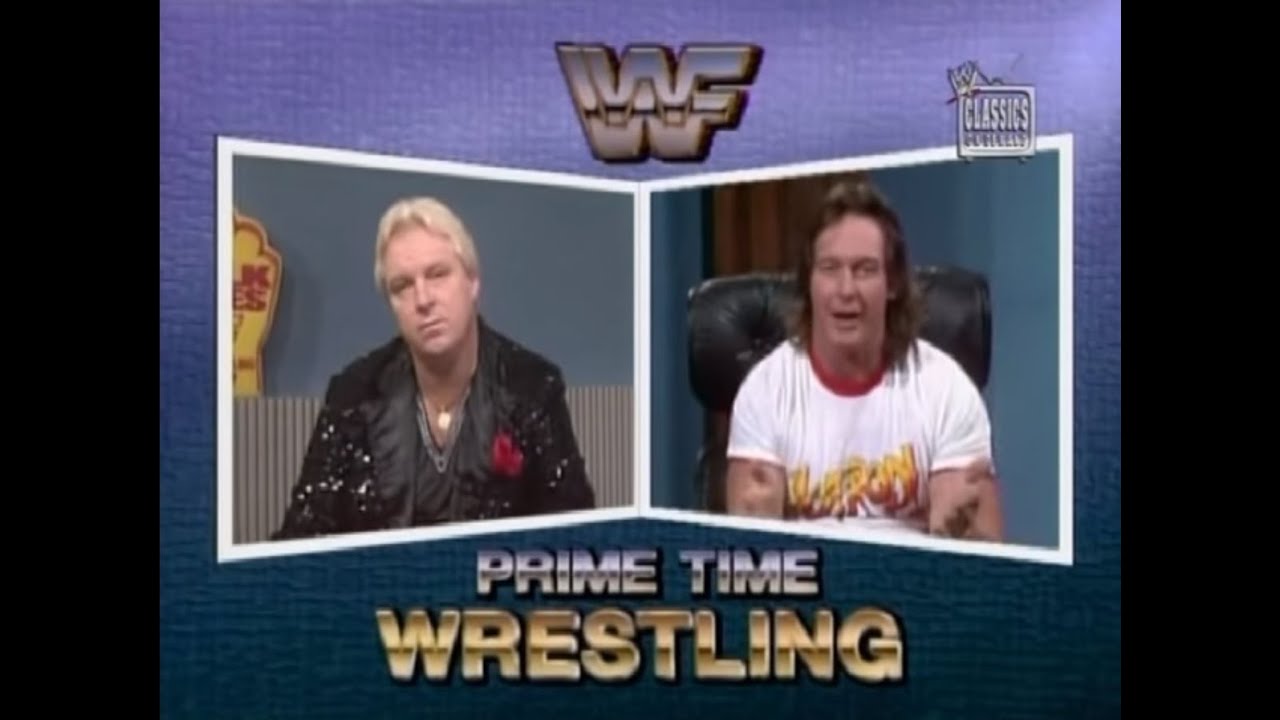 Roddy Piper, The Brain and Gorilla host Prime Time Wrestling (11-06-1989)