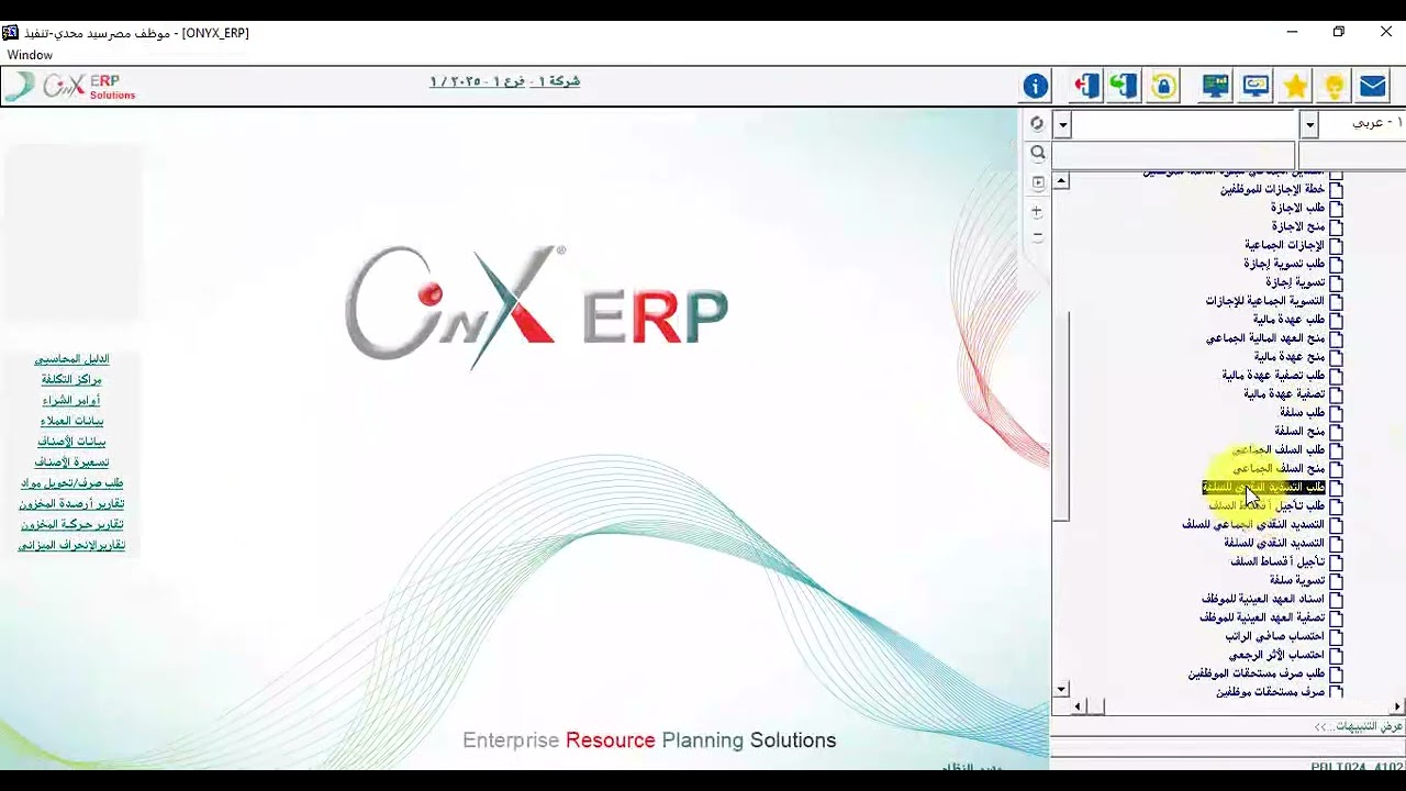 مقدمة 4 عن الموارد البشرية Onyx Pro ERP