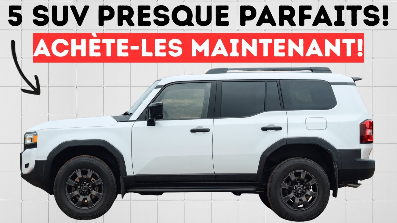 Les 5 SUV que TOUT LE MONDE encense (Les meilleurs choix pour 2025)