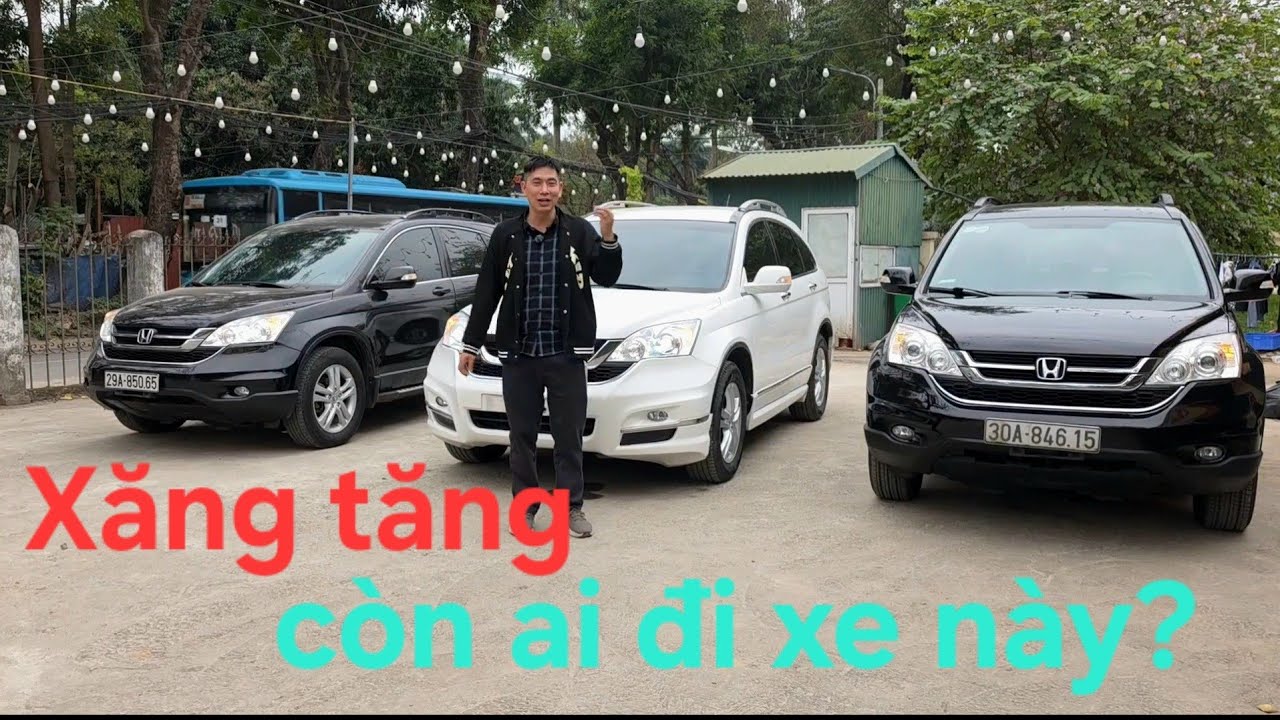 Bộ 3 xe CRV cập bến Quang Tuấn Auto đúng dịp xăng tăng 27K