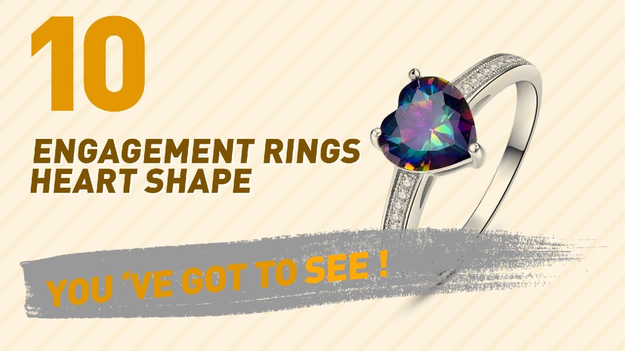 Engagement Rings Heart Shape Top 10 Collection // UK New & Popular 2017