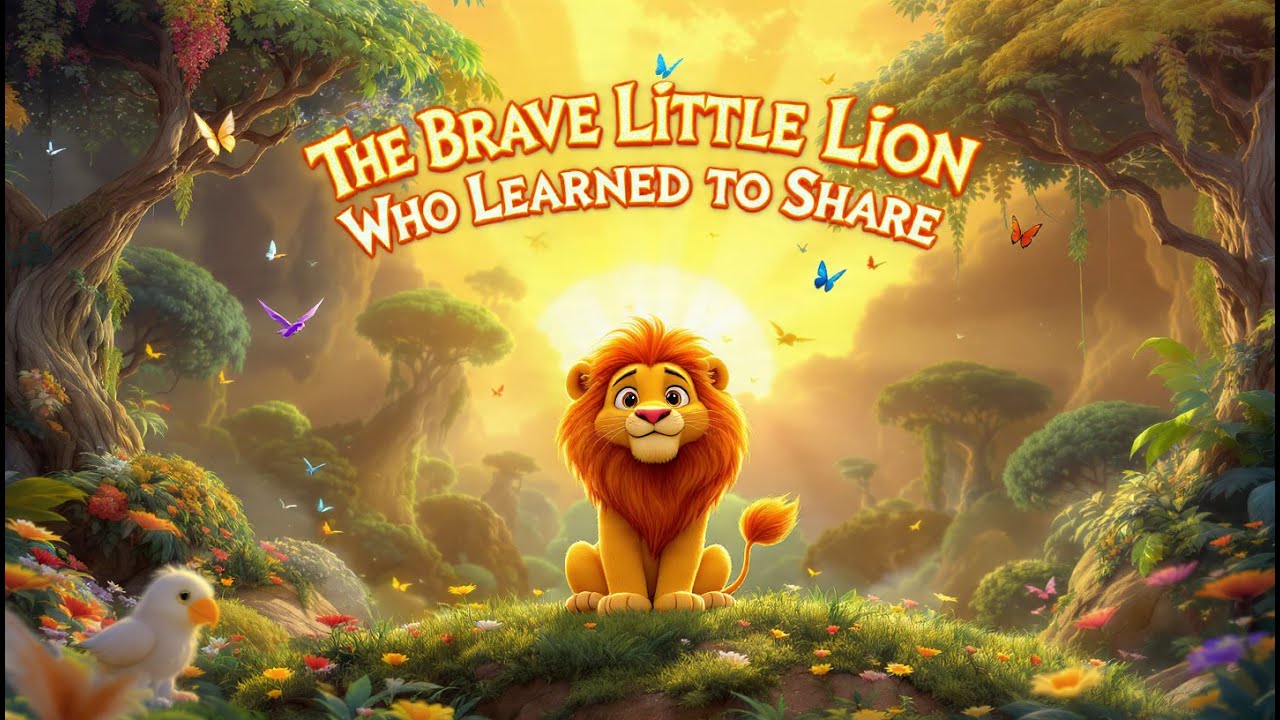 Watch How a Brave Lion Learns That Sharing Brings Real Happiness | Kids Bedtime
