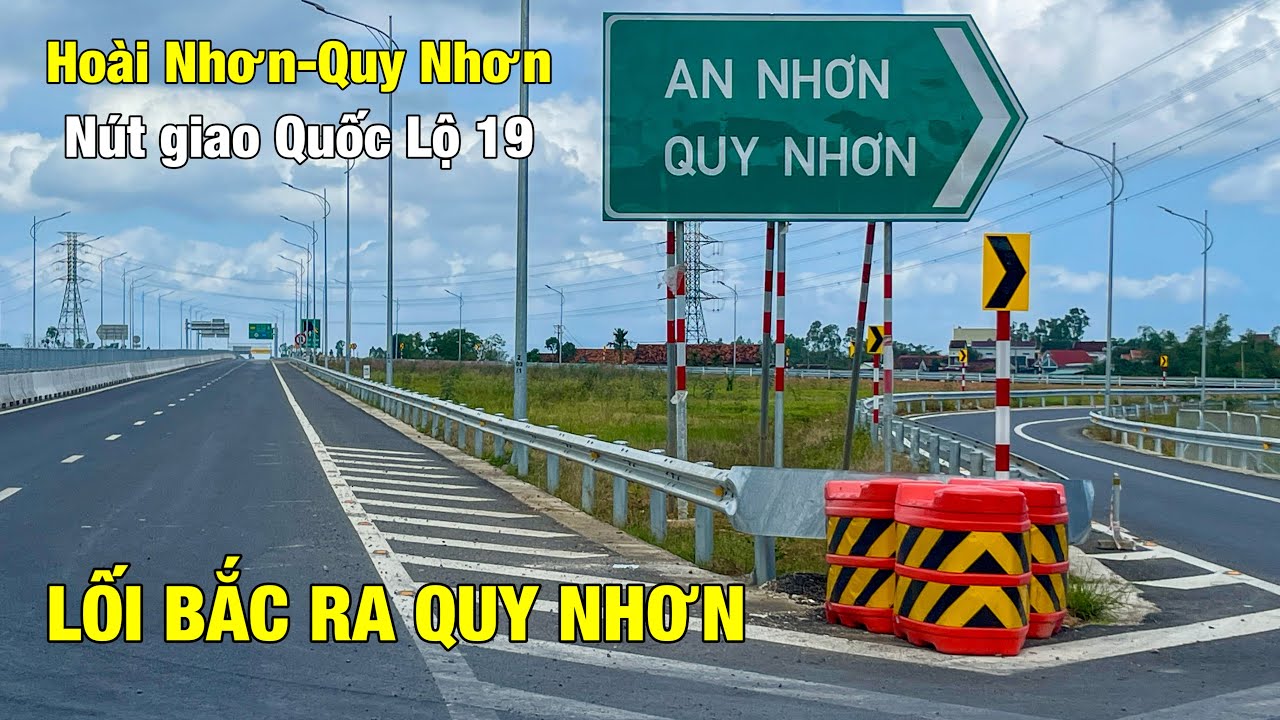 TỪ BẮC VỀ TRUNG TÂM QUY NHƠN ĐI THEO HƯỚNG NÚT GIAO NÀO?