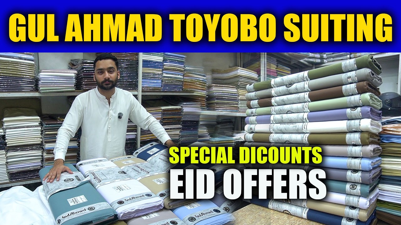 Gents Suiting Special Eid Offer | Libas Mahal | Gul Ahmad Suiting