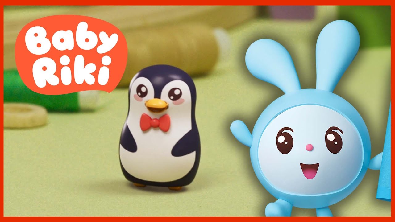 Desene în română | BabyRiki și prietenul Pinguin de la Grădiniță
