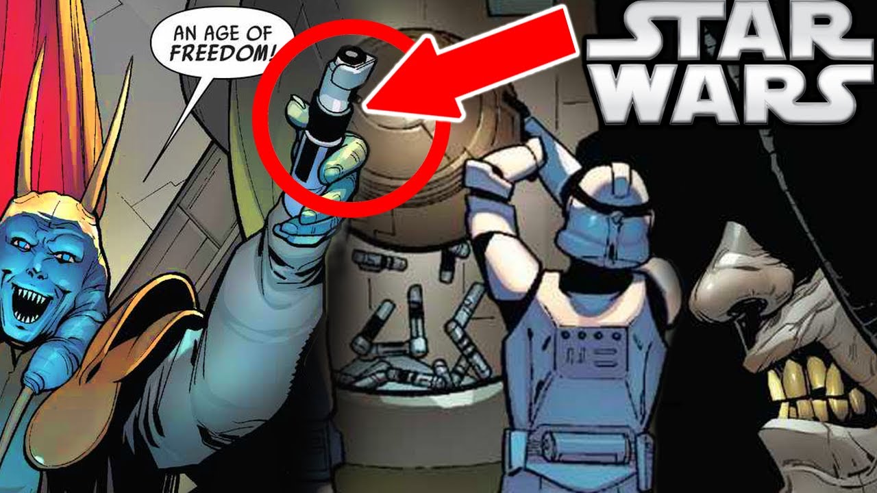 How Palpatine Destroyed Yoda's Lightsaber in Revenge of the Sith (CANON) - Star Wars Theory Comics
