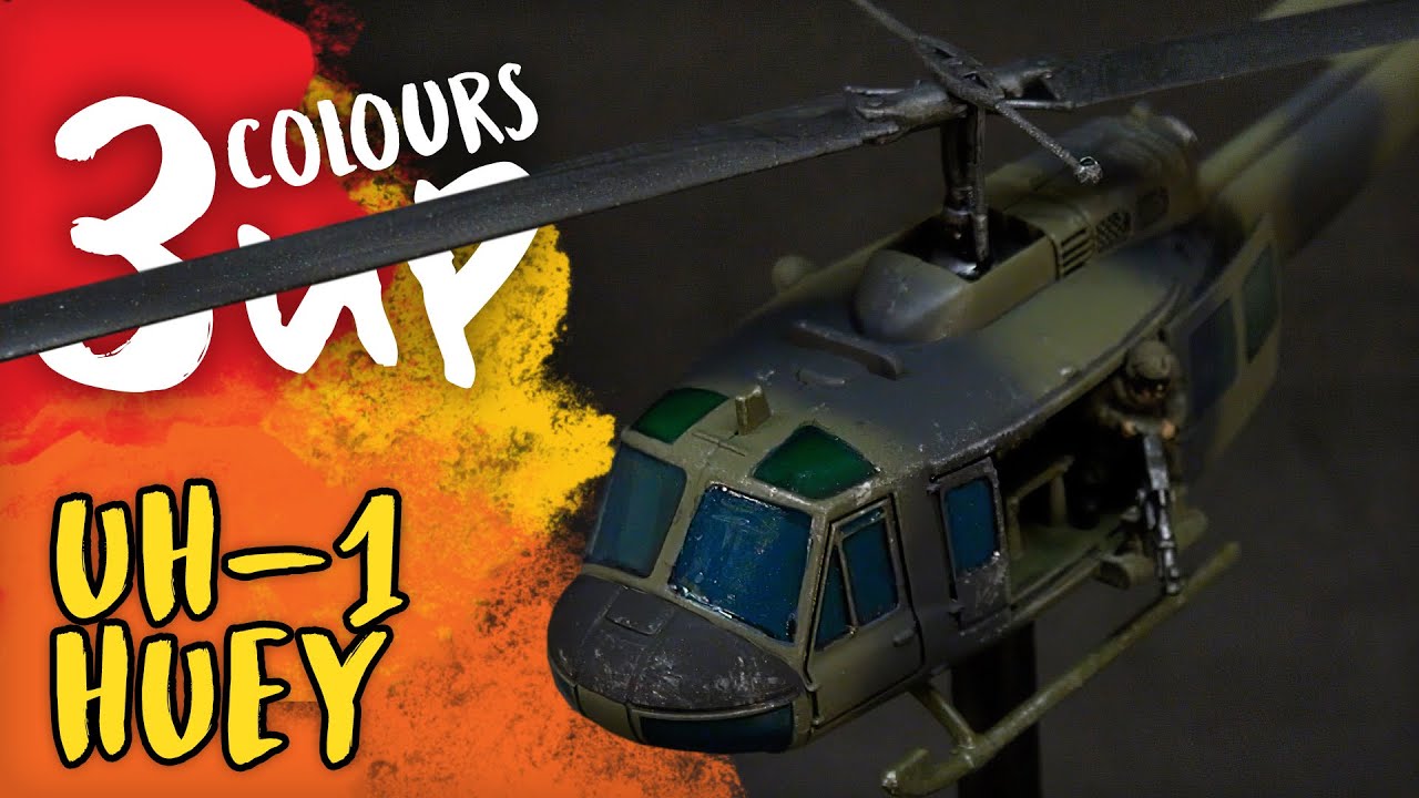 West German UH-1 Huey Painting Tutorial | World War III: Team Yankee