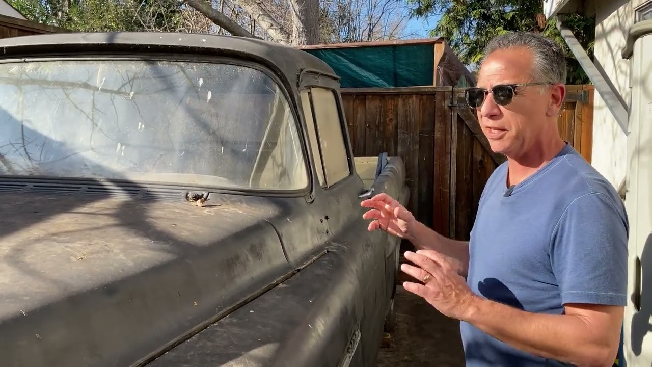 1955 Chevy Task-Force Truck BARN FIND - SHOULD IT BE SAVED?!?! In the Garage with Steve Natale