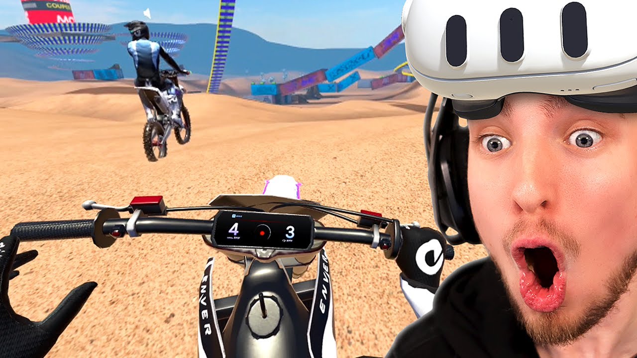 INSANE Virtual Reality Dirt Bike Game - MotoX VR