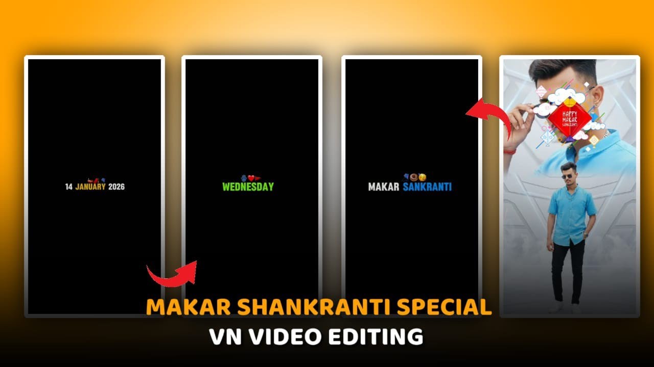 Alight Motion In Uttarayan Status Editing | vn code  Makar Sankranti Video Editing Gujarati 2026