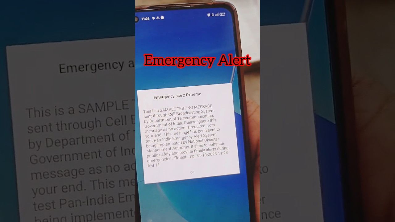 #emergency #alert #mobile #security #india #goverment #nationalnews#disaster #publicsafety #panindia