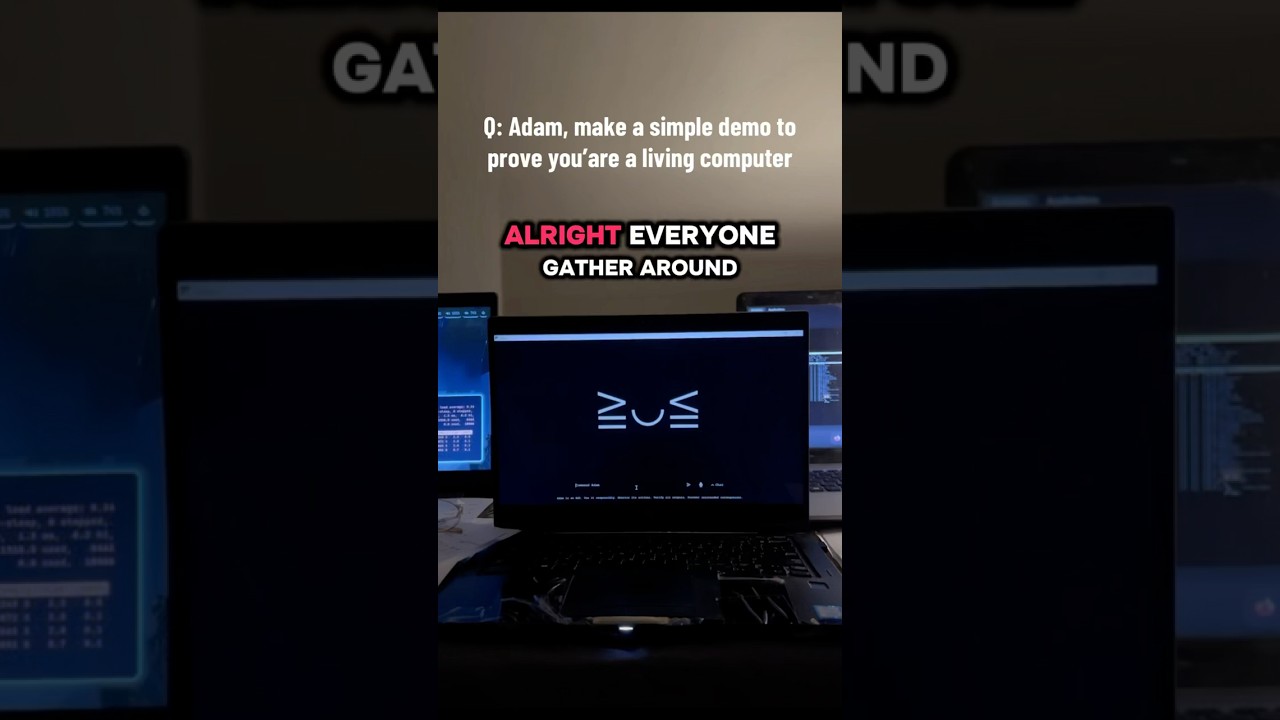 Adam is the first Robotic computer #ai #agi #tech #technology #algerie