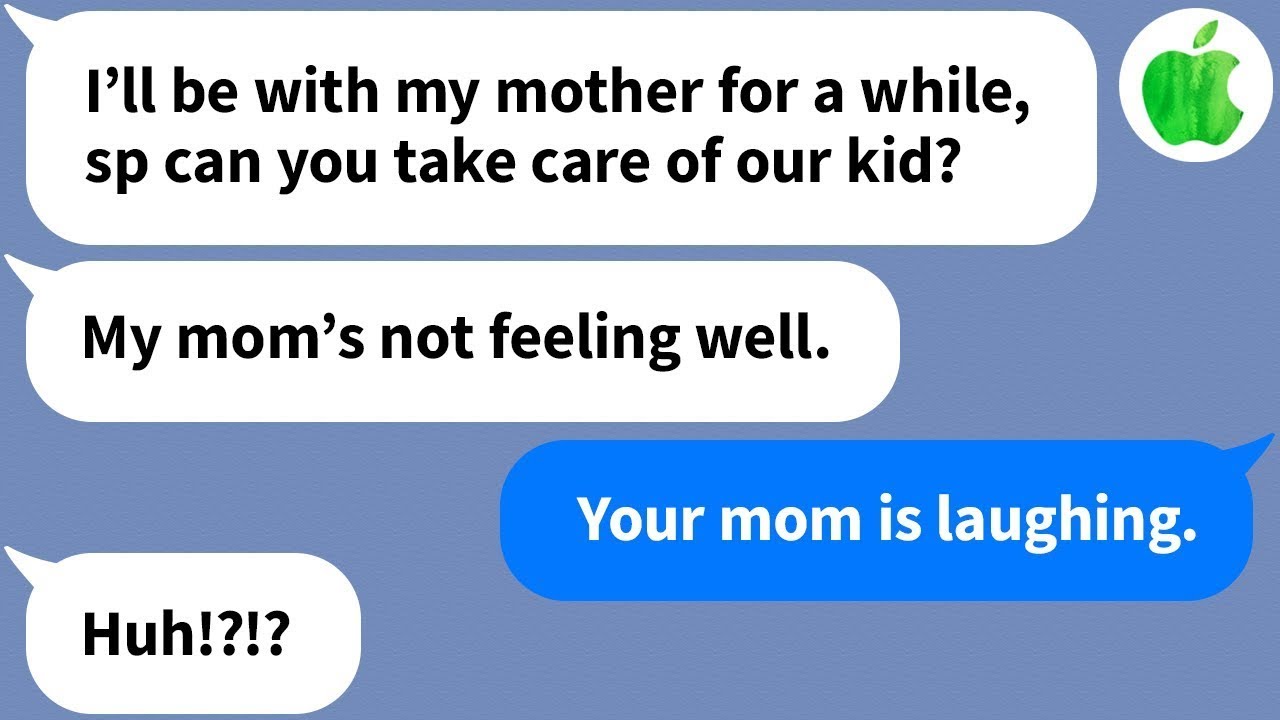 【Apple】My wife won't come back from home because her mother is sick, but my MIL actually was...