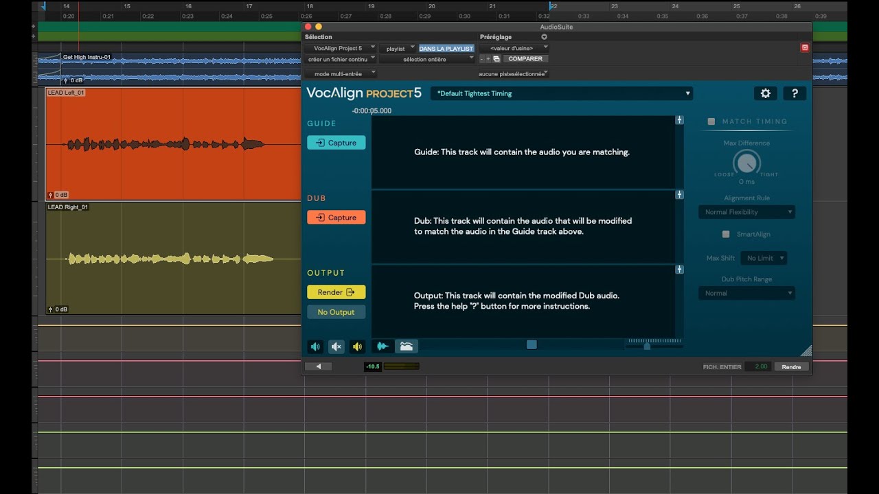 Synchroniser des Voix avec VocAlign Project 5 - TOP DEMO