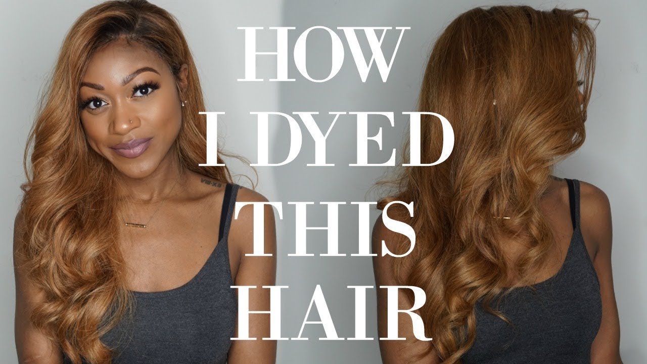 HOW I DYED MY BUNDLES HONEY BLONDE | FEAT. HAIR VILLA