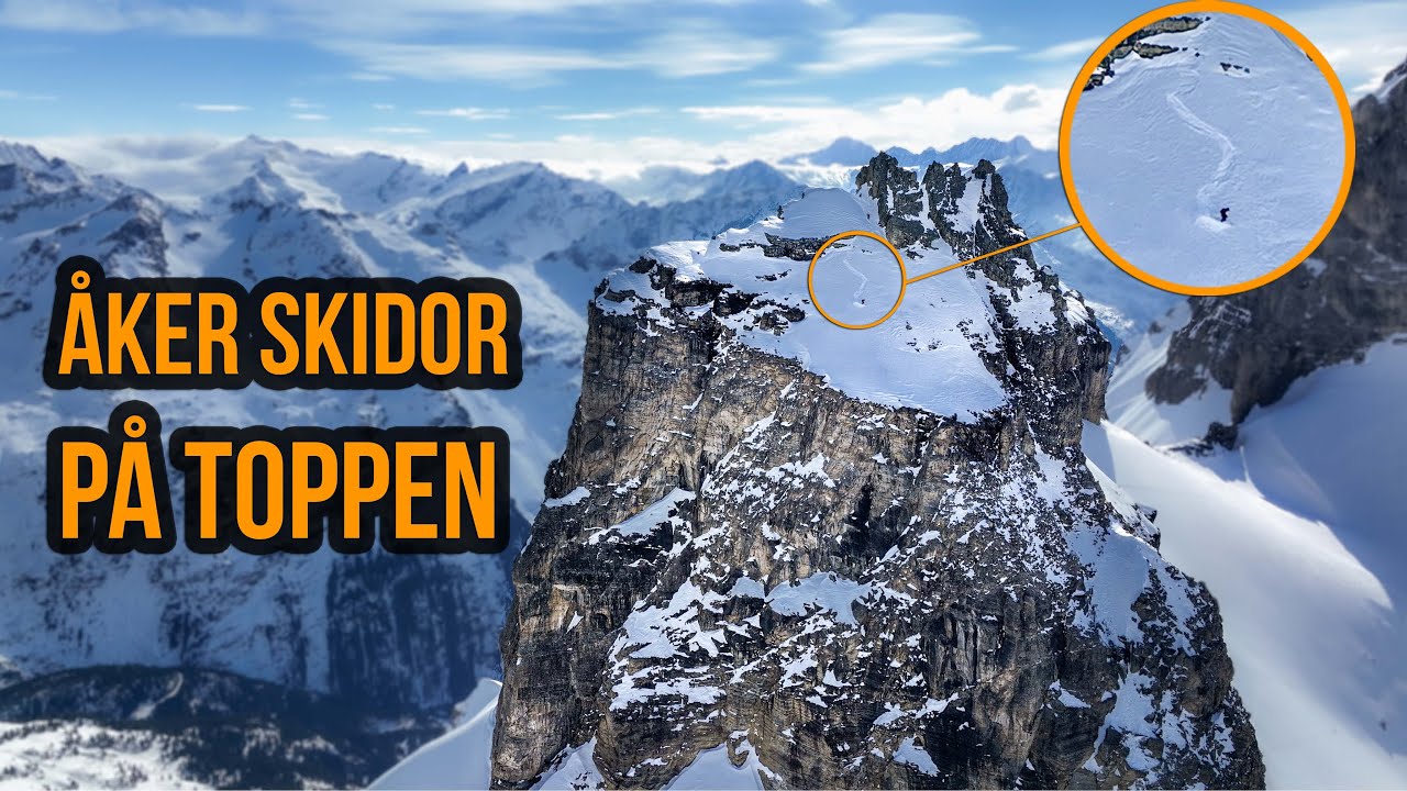 Åker skidor på toppen - Chlyn Wendenstock