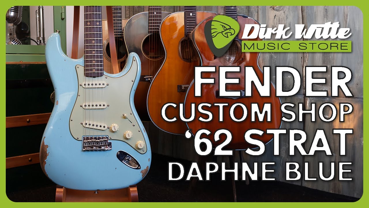 Dirk Witte | Fender Custom Shop '62 Stratocaster Aged Daphne Blue