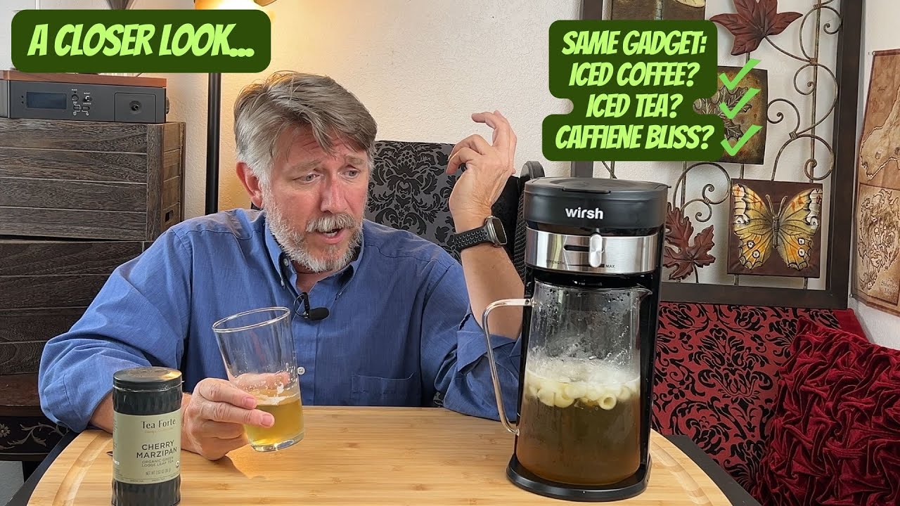 Wirsh Automatic Iced Tea and Iced Coffee Maker - a two in one powerhouse that is deceptively simple.