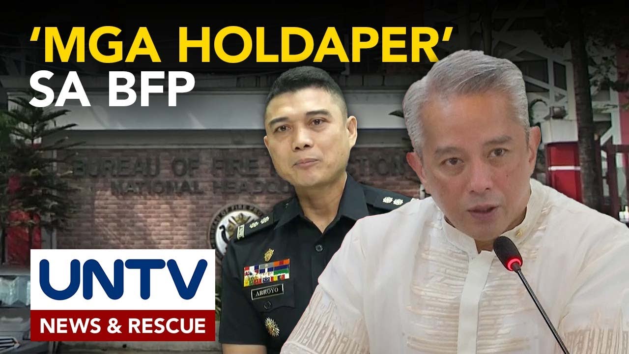 20 opisyal at tauhan ng BFP, kakasuhan ng DILG sa Ombudsman kaugnay ng korapsyon sa ahensya