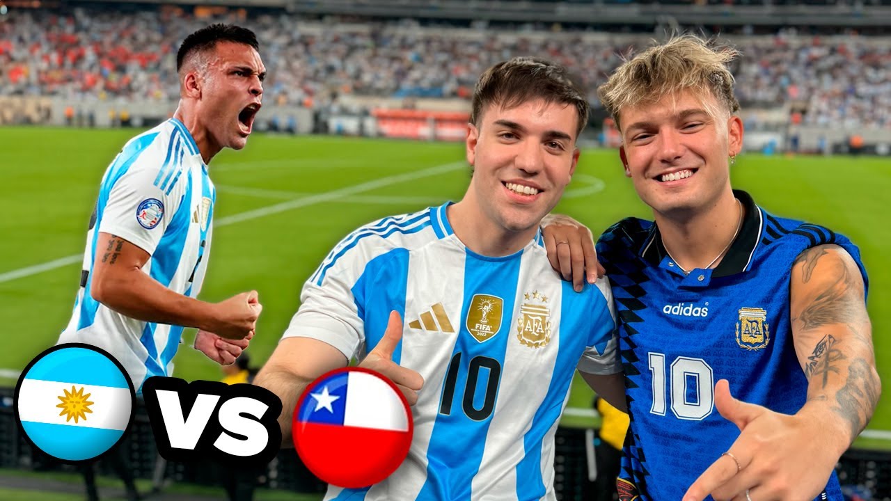REACCIONES DE UN HINCHA Argentina vs Chile 1-0 Copa América 2024