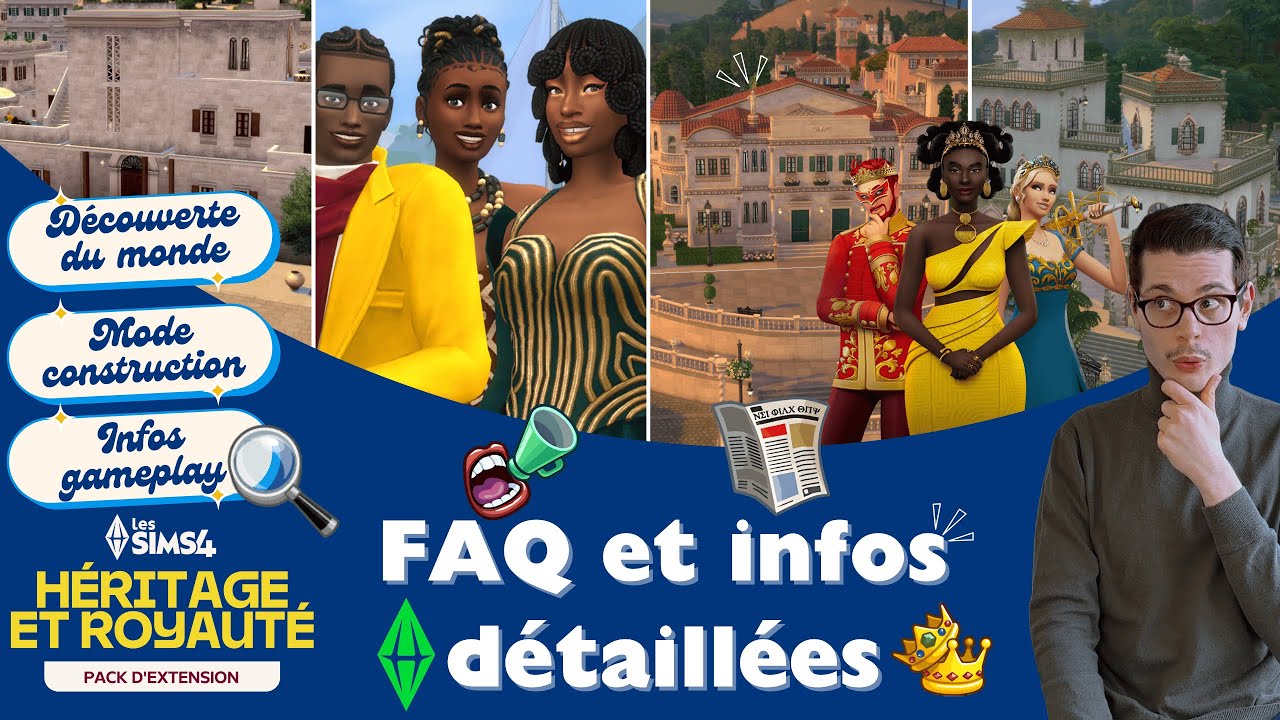Les Sims 4 Héritage & Royauté : FAQ sur le monde, construction & collaborations 👑‼️📣
