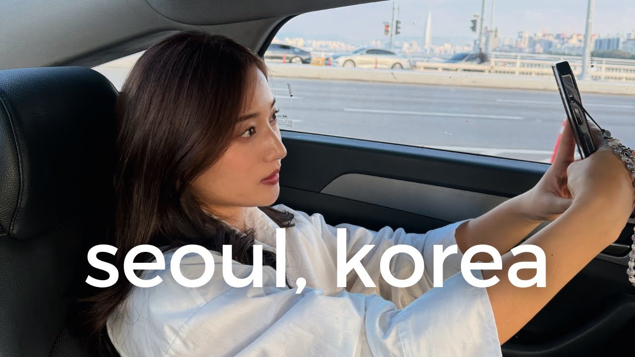 korea vlog 🇰🇷 what I ate at kwangjang market, being a tourist, wearing hanbok, namsan tower, golfing