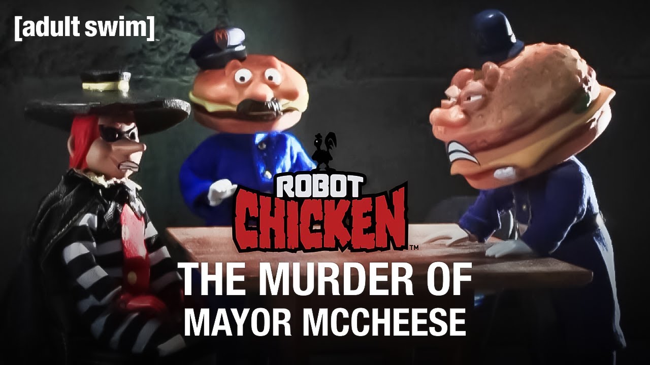 The Murder of Mayor McCheese | Robot Chicken | adult swim