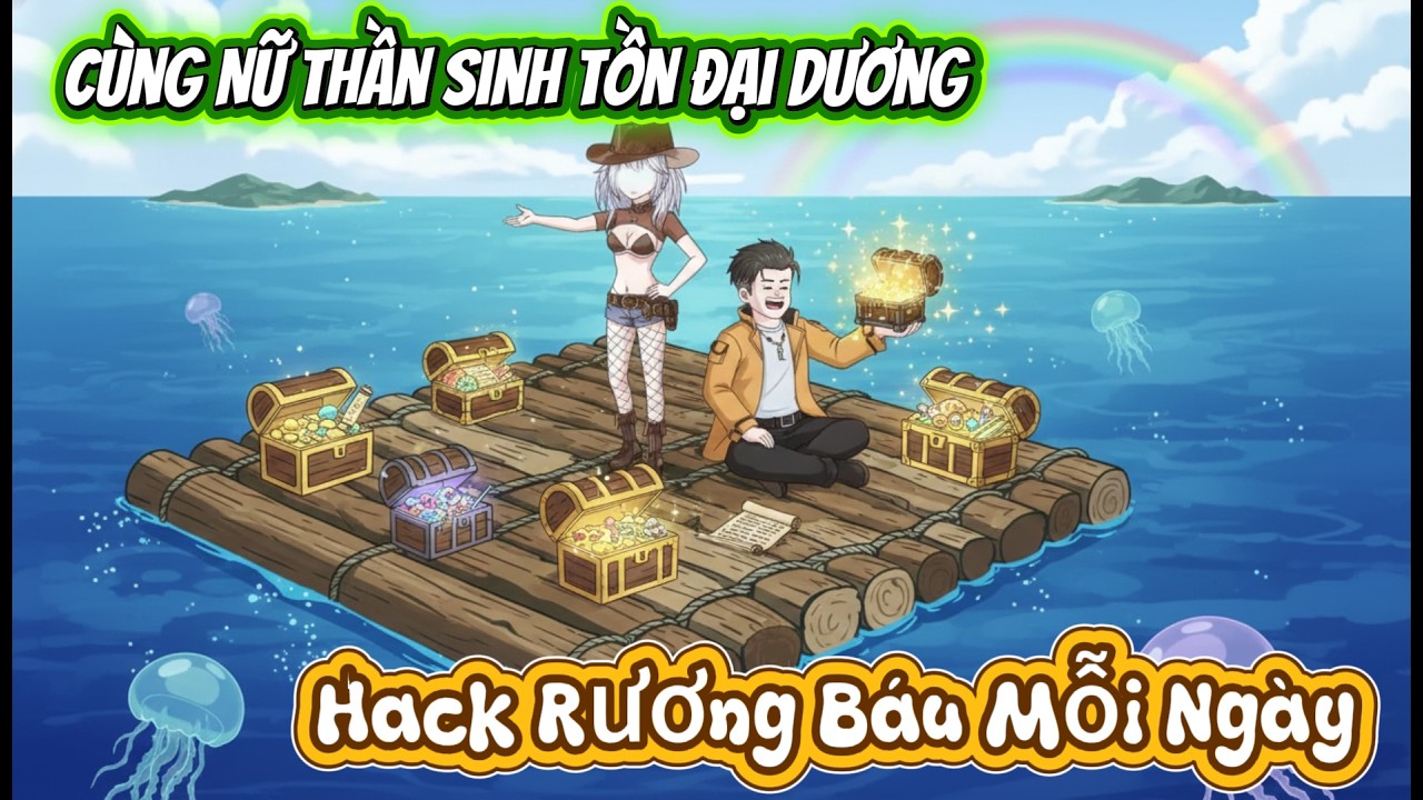 Cùng Nữ Thần Sinh Tồn Đại Dương – Hack Rương Báu Mỗi Ngày | Hải Sẹo Media