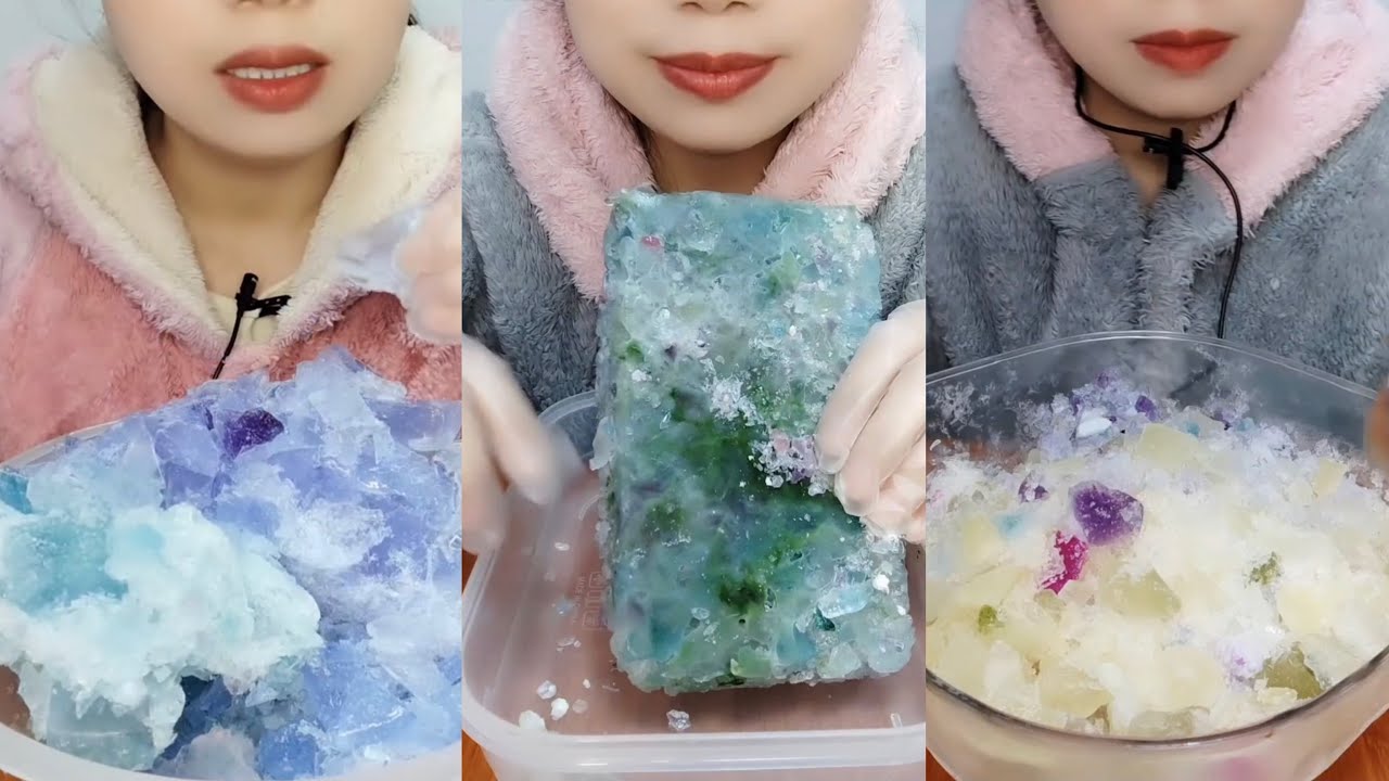 Crushed Ice Eating ASMR | Ice Eating