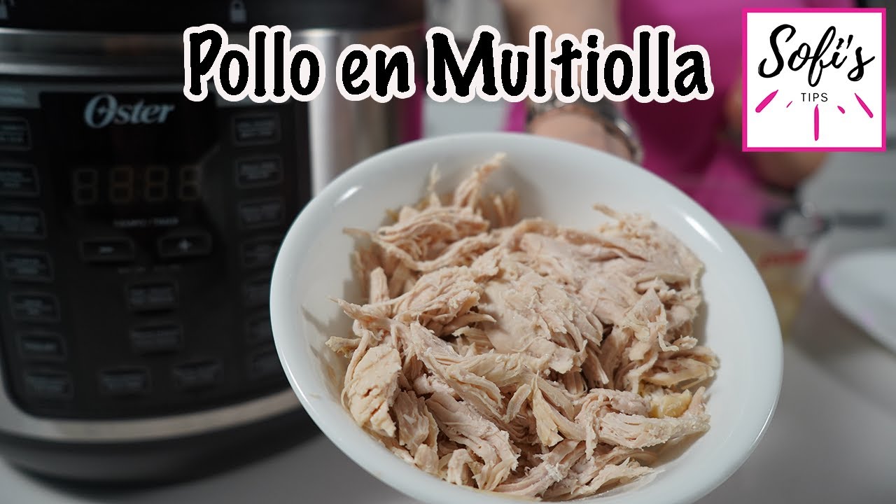 Cómo hacer pollo en Multiolla Oster, Instant Pot, Ninja Foodi o cualquier olla eléctrica a presión 🍗