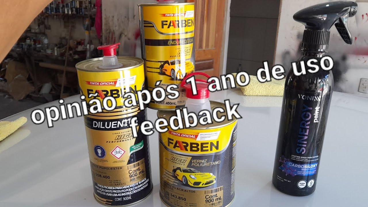 Feedback 1 ano usando verniz farben alto sólido e grupo de WhatsApp liberado link na descrição