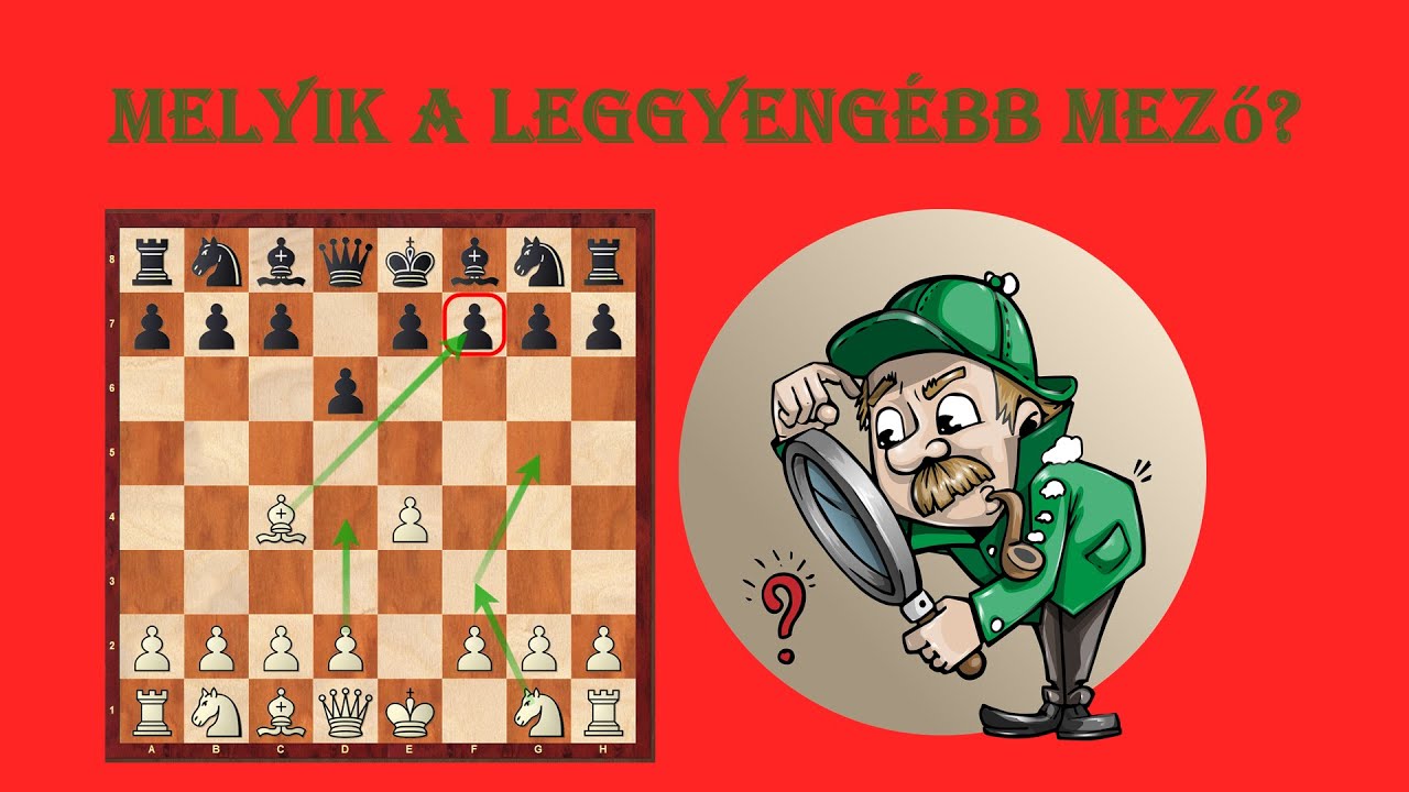 Melyik a leggyengébb pont a sakktáblán?