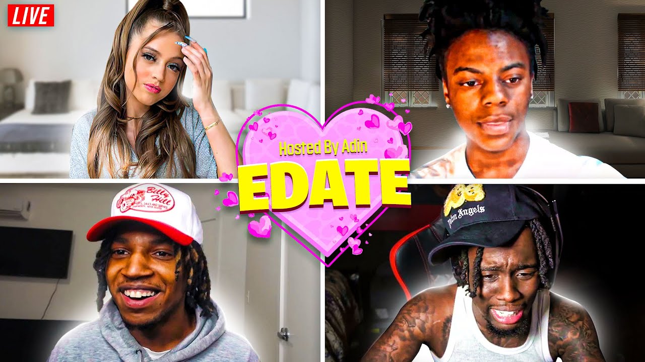 FULL Adin Ross E-Date with Woah Vicky including iShowSpeed, Kai Cenat, BLou, & Poudi!!