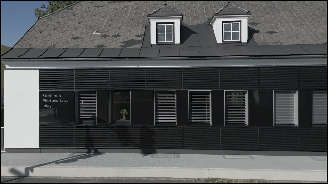 Die Photovoltaik-Fassade von Sto &ndash; Geb&auml;udeintegrierte Photovoltaikmodule