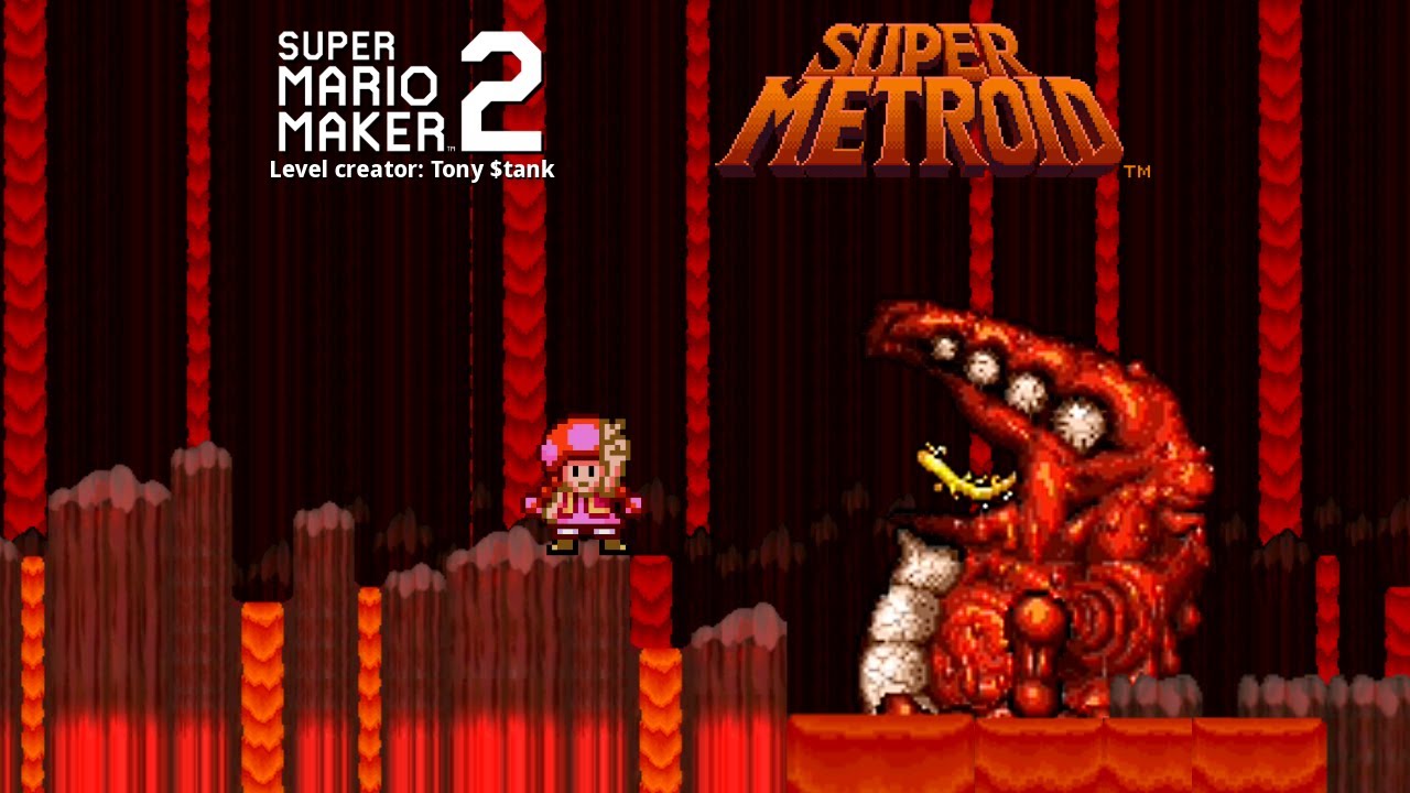Mario Maker Super Metroid: Crocomire and Norfair