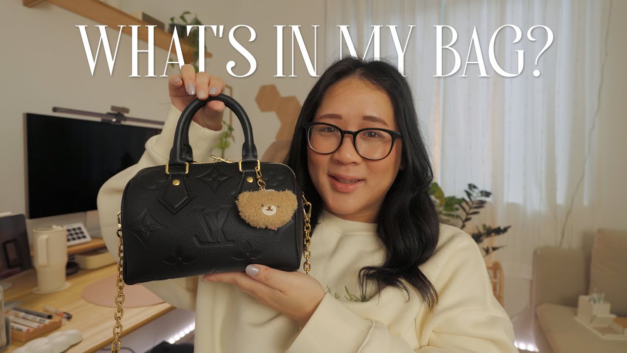 Что в моей повседневной сумке на осень/зиму? 👜 | LV Speedy 20