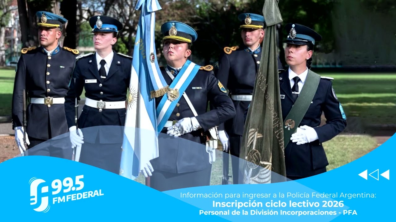 ¡Inscripción abierta para el Ciclo Lectivo 2026 en la PFA!
