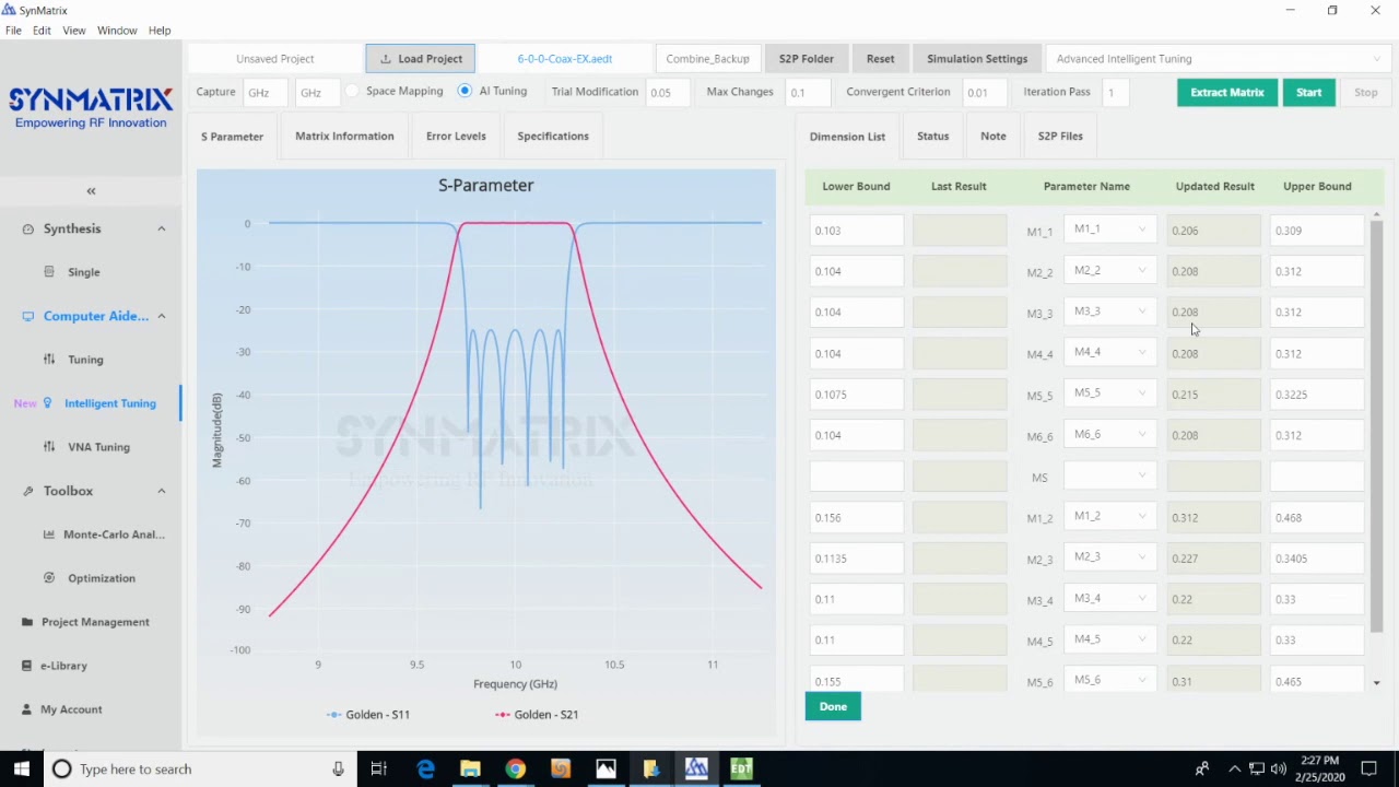 AI Tuning System for 5G and mmWave filter design with Ansys HFSS Integration (Part 1)