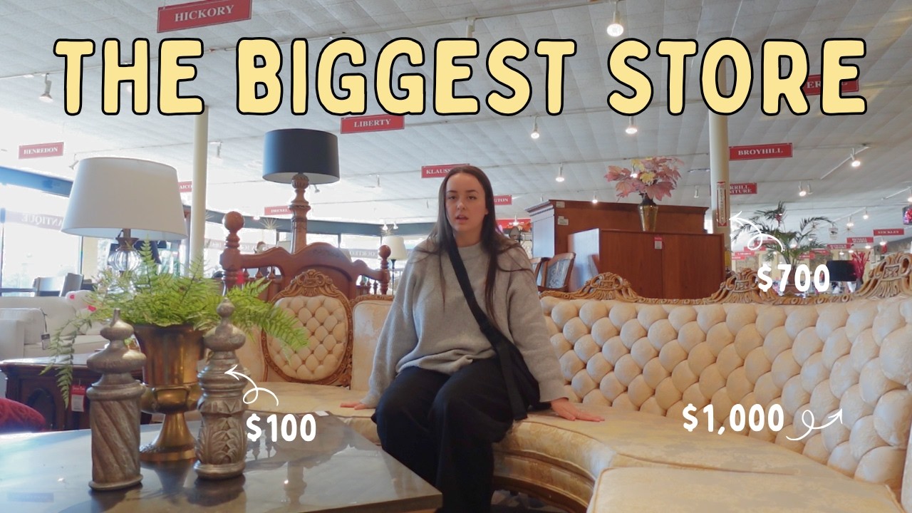 The Visited the Biggest Antique Store and I Found the Perfect Piece