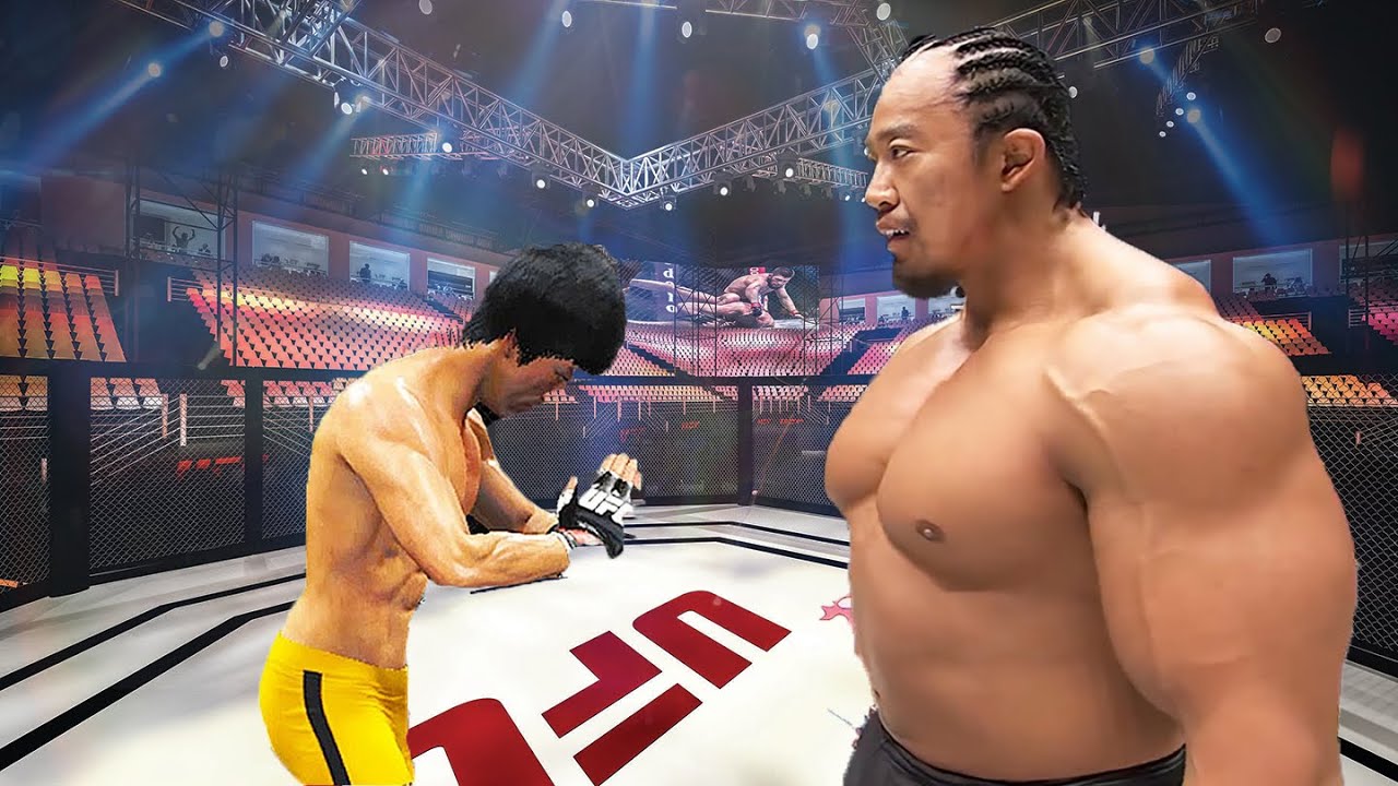 Bruce Lee vs Monk - Martial Fights